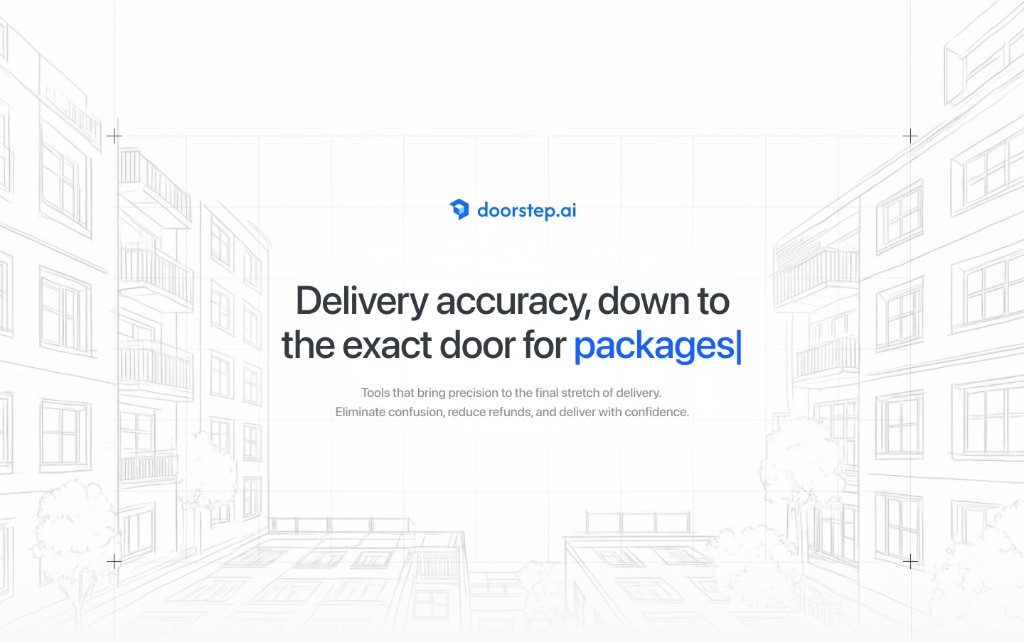 Doorstep AI delivery accuracy platform